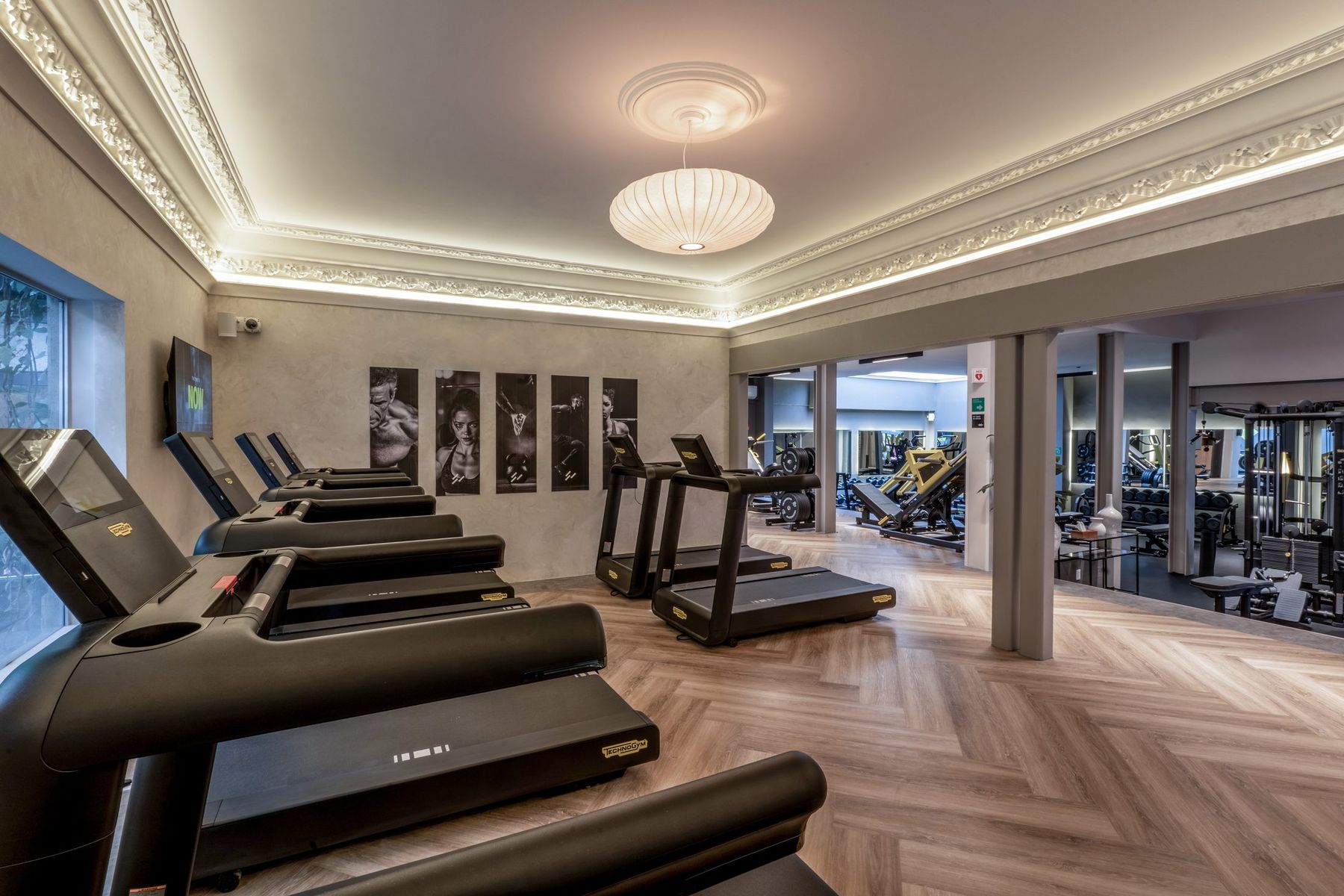Zona de cardio con vista